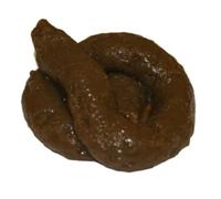 The Little Party Shop Sticky Soft Fake Dog Poo Turd Novelty Practical Joke Prank Fun