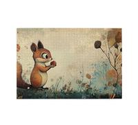 The Little Squirrel Is Taking Fruits 1000 Pezzi Puzzle Per Adulti Puzzle In Legno Per Adulti Regali Decorazione Della Casa