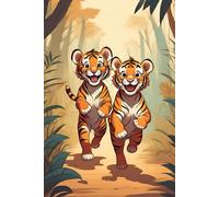 The little Tigers: cute notebook for kids 6"x9" 120 page