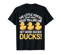 The Little Voices Get More Ducks - Anatra di gomma divertente Maglietta