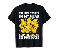The Little Voices in My Head Keep Telling Me Get More Ducks Maglietta