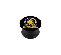 The Little Voices In My Head Keep Telling Me Get More Ducks PopSockets PopGrip Adesivo