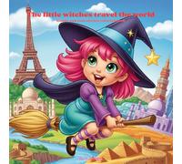 The little witches travel the world: Simple and cute coloring book