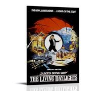 The Living Daylights - Poster estetico da parete su tela, stampa artistica moderna per soggiorno, 40 x 60 cm, con cornice