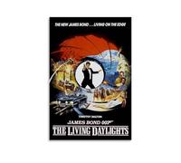 The Living Daylights - Poster estetico da parete su tela, stampa artistica moderna per soggiorno, 60 x 90 cm, senza cornice