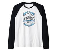 The Living Legend Born in 1956 Classic Vintage 70th Birthday Maglia con Maniche Raglan