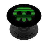 The Living Tombstone Green Skulls PopSockets PopGrip Adesivo