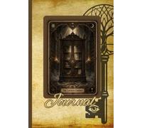 The Locked Cabinet Journal: Gothic Library Notebook | 6 x 9 Lined Journal | 120 Pages | Glossy Cover for Writing, Journaling & Notes