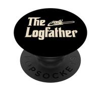 The Logfather - Boscaiolo - Motosega - Logger Woodsman PopSockets PopGrip Adesivo