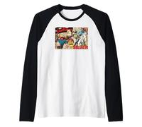 The Lone Ranger Silver Rides Collage Maglia con Maniche Raglan