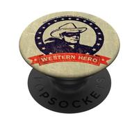 The Lone Ranger Western Hero Frame PopSockets PopGrip Adesivo