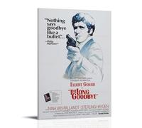 The Long GoodbyeArt - Dipinto decorativo impermeabile e antimacchia, per soggiorno, studio, caffetteria, installazione gratuita, facile da pulire, idea regalo preferita, stile cornice, 60 x 91 cm