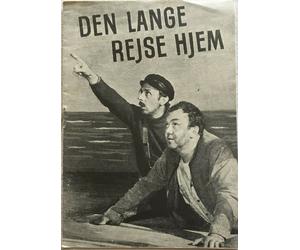 The Long Voyage Home John Wayne Thomas Mitchell 1940 Old Danish Movie Program