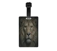 The Longing of A Lion Etichetta per bagagli per valigie, materiale PVC, Cruise & Air Travel Essentials, per borse da viaggio e valigie
