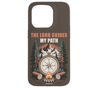 The Lord Guides My Path - Psalm 32:8 Christian Faith Camping Custodia per iPhone 15 Pro