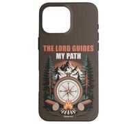 The Lord Guides My Path - Psalm 32:8 Christian Faith Camping Custodia per iPhone 16 Pro Max