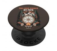 The Lord Guides My Path - Psalm 32:8 Christian Faith Camping PopSockets PopGrip Adesivo