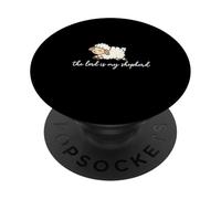 The Lord Is My Shepherd Agnello Design Salmo 23:1 Cute Sheep PopSockets PopGrip Adesivo