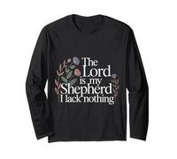 The Lord Is My Shepherd I Lack Nothing Church Strength |- Maglia a Manica