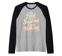 The Lord Is My Shepherd I Lack Nothing Church Strength - Maglia con Maniche Raglan