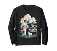 The Lord Is My Shepherd I Lack Nothing Forza della Chiesa - Maglia a Manica