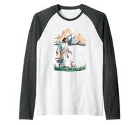 The Lord Is My Shepherd I Lack Nothing Forza della Chiesa - Maglia con Maniche Raglan