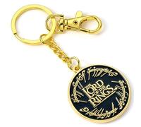 The Lord Of The Rings Il Signore Degli Anelli Logo Unisex Pendente portachiavi nero/oro lega di zinco