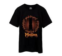 The Lord Of The Rings Mens T-Shirt | Adults Womens Mordor Evil Sauron Base Black Top Maschile del Signore - Media