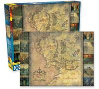 The Lord Of The Rings Middle Terra Mappa 1000pc Puzzle 710mm x 510mm