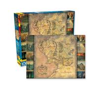 The Lord Of The Rings Puzzle Mappa Della Terra Di Mezzo Da 1000 Pezzi