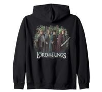 The Lord of The Rings Vintage Hobbits Felpa con Cappuccio