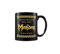 The Lord of the Rings (Walk Into Mordor) - Tazza nera da 315 ml