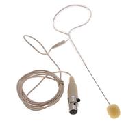 The Lord of the Tools 1 microfono XLR con connettore TA4F a 4 pin, auricolare singolo compatibile con trasmettitore wireless Shure Bodypack (beige)