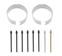 The Lord of the Tools 1 Set Di Kit Di Punte Per Stilo Per Tablet Compatibile Con Samsung Galaxy Tab S10+ S10 Ultra S9 S9FE+ S9 Ultra Lunghezza 2 Cm Punta In Plastica 0,7 Mm Punta In Metallo 0,8 Mm