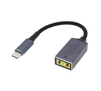 The Lord of the Tools 1Pc Square Mouth 11mmx4.5mm A USB-C Cavo Di Ricarica Adattatore Tipo C A Punta Sottile 100W Compatibile Con Lenovo Laptop 140mm