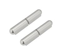 The Lord of the Tools 2 paia di cerniere saldate da 80 mm, in acciaio inox, 2 parti, saldate, per cancello e finestra