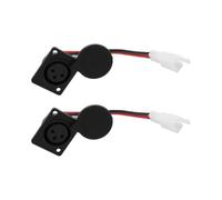 The Lord of the Tools 2 Pezzi 3Pin XLR Caricabatterie Porta Adattatore per Scooter Elettrico Compatibile con Razor MX650 MX500 Compatibile con McGrath