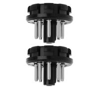 The Lord of the Tools 2 Pezzi 8 Pin Presa Tubo Bachelite Ottale Pin Base Spina Per Amplificatori Per Chitarra