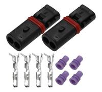 The Lord of the Tools 2 Pezzi Connettore Per Sensore Auto A 2 Pin Con Terminale E Guarnizione 872-406-501 Compatibile Con BMW
