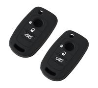 The Lord of the Tools 2 Pezzi Custodia In Silicone Per Chiave Auto 3 Pulsanti Flip Key Cover Compatibile Con Fiat 500X 334 Tipo 356 357 Nero