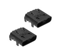 The Lord of the Tools 2 Pezzi di Tipo C DC Power Jack Porta di Ricarica Compatibile con dell Latitude 7390 2-in-1 P29S P29S0015285 5289 7389 5290 Laptop Nero