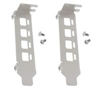 The Lord of the Tools 2 Pezzi Supporto Per Scheda Grafica A Basso Profilo Compatibile Con NVIDIA Quadro K1200 NVS510 P600 P620 P1000 T600 T1000 79,6x18,8Mm Con Viti Argento