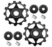 The Lord of the Tools 2 pulegge per deragliatore a 13 denti, compatibile con Shimano, compatibile con deragliatori SRAM 8, 9, 10, 11, 12 velocità, colore nero