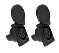 The Lord of the Tools 2 Pz 3 Pin XLR Femmina Prese Di Corrente 3 Pin Scooter Per Disabili Presa Di Ricarica Accessori Di Ricarica Per Amplificatore Di Potenza Mixer Microfono