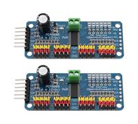 The Lord of the Tools 2 Pz PCA9685 16 Canali 12 Bit PWM Servo Driver Board IIC Interfaccia Compatibile Con Raspberry Pi Robot Servomotore Treiber Modul