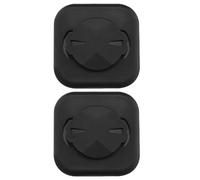 The Lord of the Tools 2 supporti per cellulare compatibili con Garmin Edge Bike supporto per computer adesivo antiscivolo adattatore per telefono 40 x 40 mm, in plastica, nero
