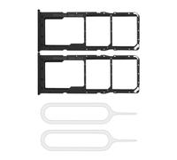 The Lord of the Tools 2 supporti per scheda SIM Dual SIM Card Holder Micro SD Card Holder di ricambio con pin SIM compatibile con Samsung Galaxy A21s 2020 nero