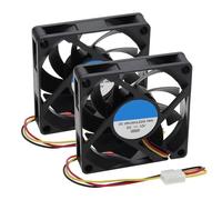 The Lord of The Tools 2 Ventole di raffreddamento 12 V 7015 a 3 pin per computer 2200 giri/min, senza spazzole, 70 x 15 mm