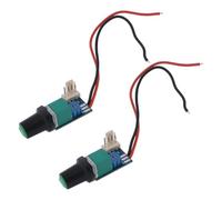 The Lord of the Tools 2x PWM Regolatore di velocità della ventola con interruttore a pressione per controllo ventola Chassis Server Raffreddamento