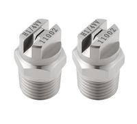 The Lord of the Tools 2x Ugello Ad Alta Pressione Con Filettatura Maschio 1/4BSPT Orifizio Da 0.91Mm Angolo Di Spruzzo Di 110° Compatibile Con Prochem